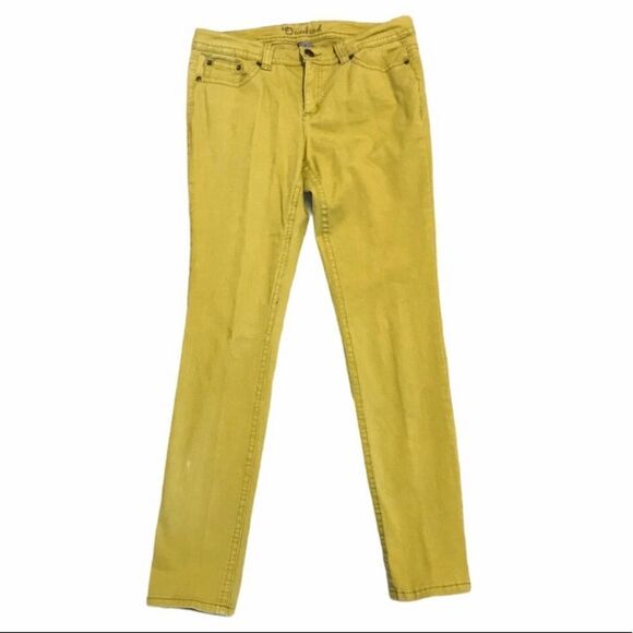 New Directions Size 8 Green Skinny Jeans EUC - Picture 1 of 9